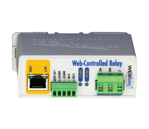 Externt IP-relä - 1 utgång, 1 ingång - Add 9-28V / max. 460mA DC strömförsörjning