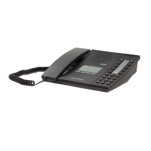 IP Desk Master med handenhet (svart)-V2 (IPDMHB-V2)