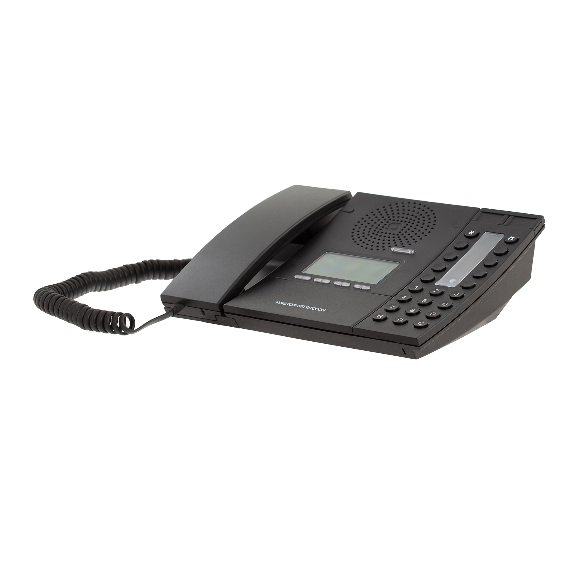 IP Desk Master med handenhet (svart)-V2 (IPDMHB-V2)