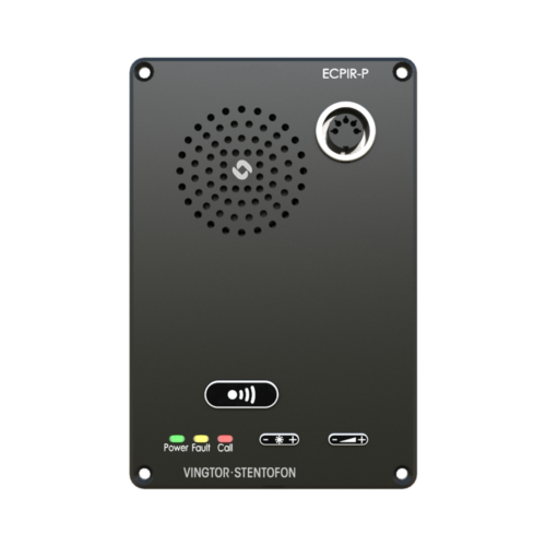 Exigo samtalspanel, PTT-knapp, inkopplingsbar mikrofon, Ethernet (ECPIR-P)