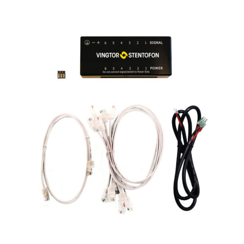 Exigo ströminjektor, reservpar PoE, 6 portar