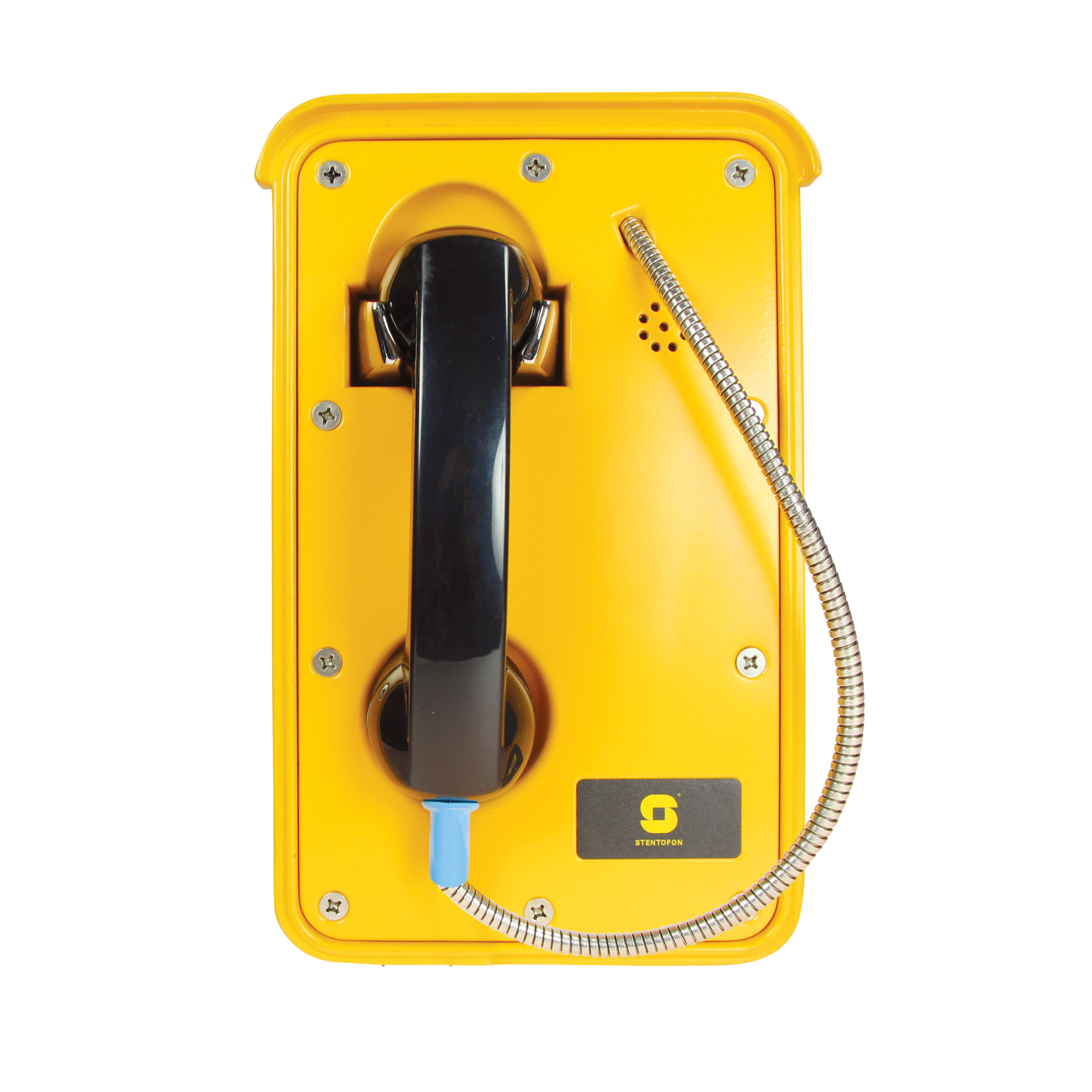 IP Heavy Duty telefon, armerad 50 cm sladd, gul