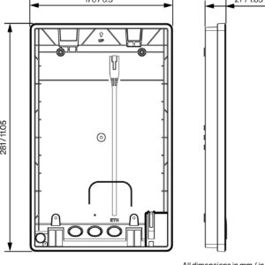 ZDD-1 Onwall backbox (TA-35)